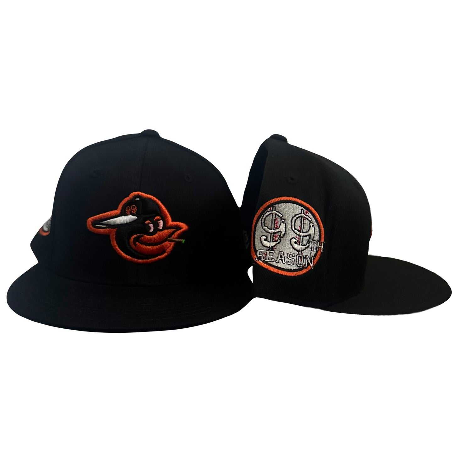 Smokin Orioles Fitted