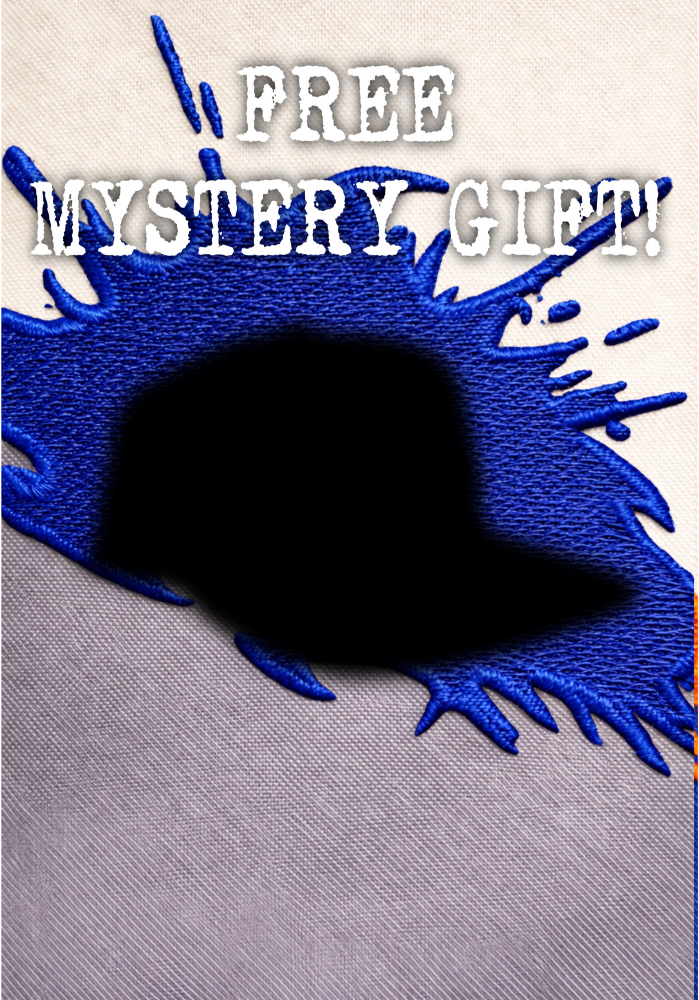 Fuck Copyright Distressed Tee — Blue Colorway